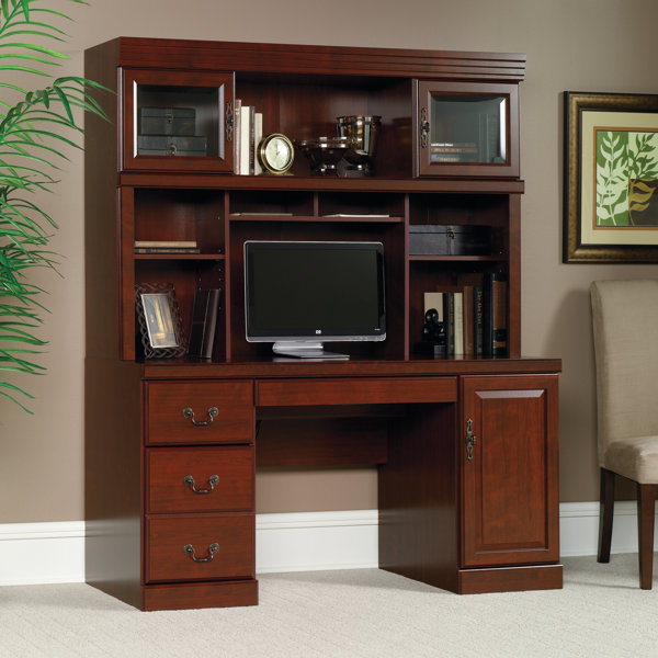 Darby Home Co Clintonville Executive Desk with Hutch & Reviews Wayfair